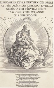 Jomfruen på halvmånen af Albrecht Dürer