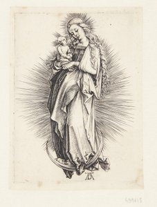 Jomfruen på halvmånen af Albrecht Dürer