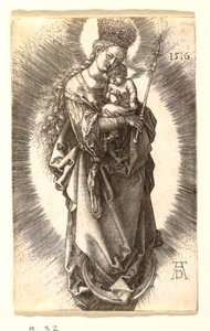 Jomfruen med stjernernes krone af Albrecht Dürer