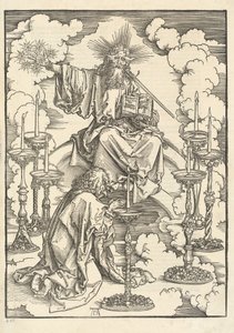 Visionen om de syv lysestager af Albrecht Dürer
