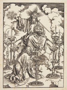 Visionen om de syv lysestager af Albrecht Dürer
