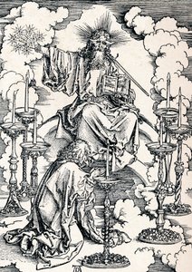 Synet om de syv lysestager, 1498 1906. af Albrecht Dürer