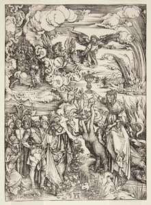 Babylons hore, fra Apokalypsen af Albrecht Dürer
