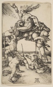 Heksen, ca. 1500. af Albrecht Dürer