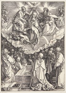 Jomfruens antagelse og kroning af Albrecht Dürer