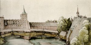 Tørdokken på Hallertor i Nürnberg af Albrecht Dürer