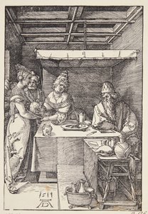 Hovedet af St. Johannes Døberen bragt til Herodias af Albrecht Dürer