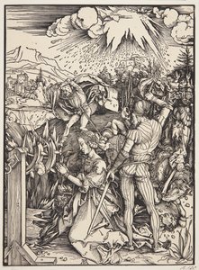 Sankt Catherines martyrium af Albrecht Dürer