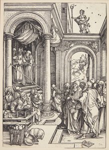Præsentation af Jomfruen i templet af Albrecht Dürer