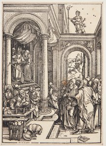 Præsentation af Jomfruen i templet af Albrecht Dürer