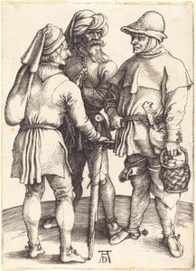 Tre Bønder i Samtale af Albrecht Dürer