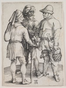 Tre Bønder i Samtale af Albrecht Dürer