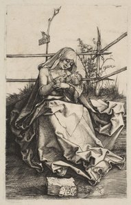 Jomfru og barn på en græsbænk, 1503. af Albrecht Dürer