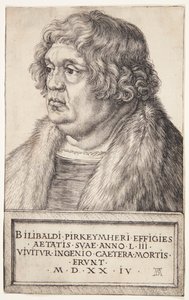 Willibald Pirckheimer af Albrecht Dürer