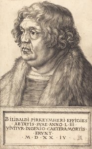 Willibald Pirckheimer, 1524. af Albrecht Dürer
