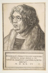 Willibald Pirckheimer, 1524. af Albrecht Dürer