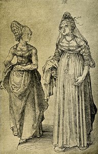 Kvinde fra Nürnberg og Venetian af Albrecht Dürer