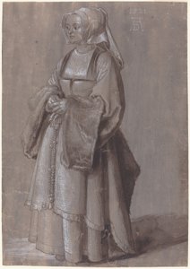 Ung kvinde i hollandsk kjole af Albrecht Dürer