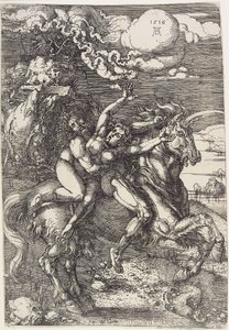 Bortførelse på en enhjørning af Albrecht Dürer