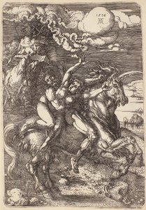 Abduction on a Unicorn af Albrecht Dürer