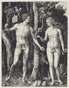 Adam og Eva af Albrecht Dürer