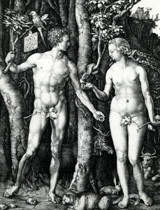 Adam og Eva af Albrecht Dürer