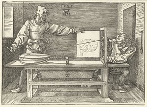 Kunstner tegner en lut