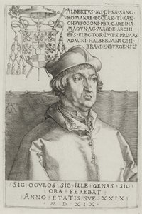 Kardinal Albrecht af Brandenburg af Albrecht Dürer