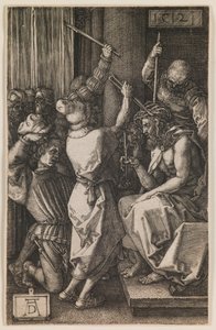 Kristus kronet med torne, fra serien "Den lille passion" af Albrecht Dürer or Duerer