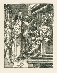 Kristus foran Herodes af Albrecht Dürer or Duerer