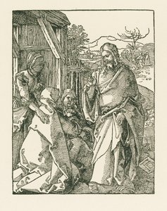 Kristus tager afsked med sin mor, ca. 1508-09 (træsnit)