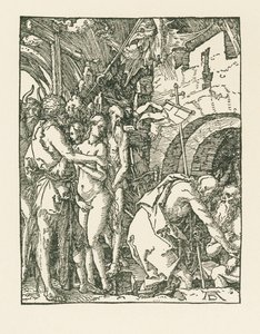 Kristi nedstigning til Limbo, ca. 1509 (træsnit) af Albrecht Dürer or Duerer