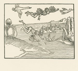 Daidalos og Ikaros af Albrecht Dürer or Duerer