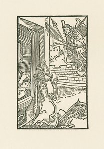David beder. Illustration til Diurnale s m chorum ecclesie Basilien. Trykt af Johann Bergmann, Basel af Albrecht Dürer or Duerer