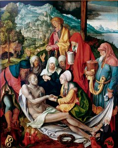 Depositionsmaleri af Albrecht Durer (1471-1528) 1500 ca. Svag. 151x121 cm München, Alte Pinakothek af Albrecht Dürer