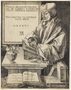 Erasmus af Rotterdam af Albrecht Dürer
