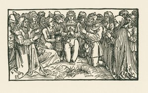 Mænd og kvinder i bøn af Albrecht Dürer or Duerer