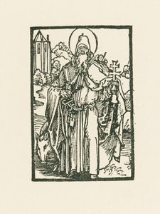 Sankt Antonius den Store af Albrecht Dürer or Duerer