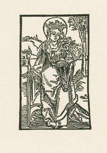 Sankt Katharina af Albrecht Dürer or Duerer