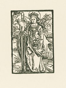 Sankt Katharina af Albrecht Dürer or Duerer
