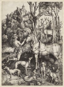 Sankt Eustace, ca. 1501 af Albrecht Dürer
