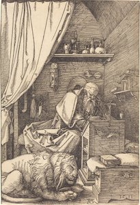Sankt Hieronymus i hans celle af Albrecht Dürer