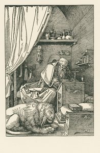 Sankt Hieronymus i sin celle af Albrecht Dürer or Duerer