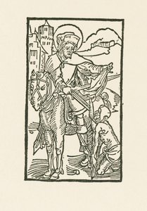 Sankt Martin af Tours af Albrecht Dürer or Duerer