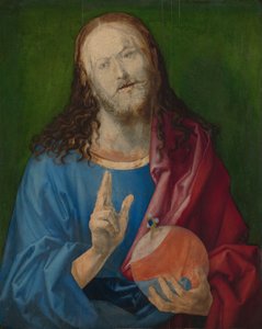 Salvator Mundi, ca. 1505 (olie på lind) af Albrecht Dürer