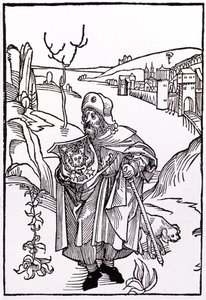 Santiago de Compostela. 1489 (gravering) af Albrecht Dürer