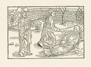 Barmhjertighedens sjette gerning: Omsorg for et medmenneskes begravelse af Albrecht Dürer or Duerer