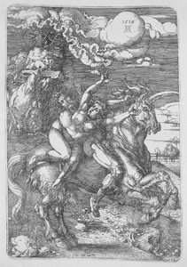 Bortførelsen på enhjørningen af Albrecht Dürer