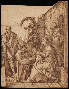 Magiernes tilbedelse af Albrecht Dürer