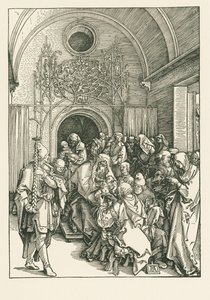 Kristi omskærelse, ca. 1504 (træsnit) af Albrecht Dürer or Duerer